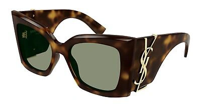 Pre-owned Saint Laurent Sunglasses Sl M119 Blaze 002 Havana Green Woman