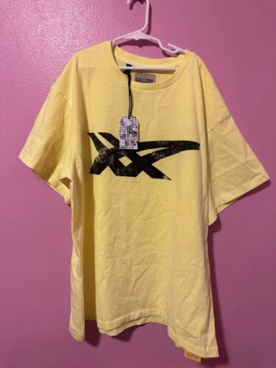 Pre-owned Asics Gallery Dept  Shirt Complexcon Exclusive Yellow Size L