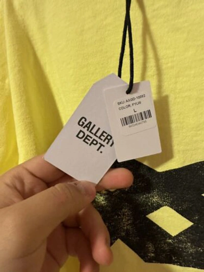 Pre-owned Asics Gallery Dept  Shirt Complexcon Exclusive Yellow Size L