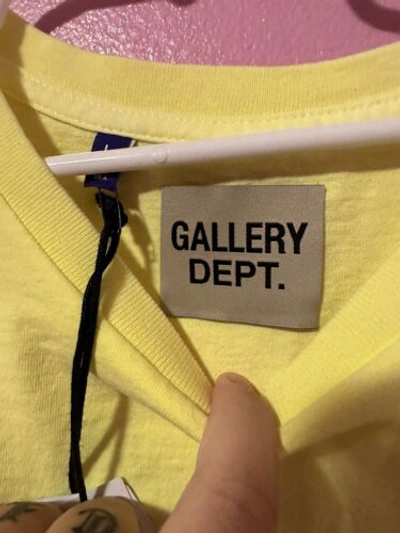 Pre-owned Asics Gallery Dept  Shirt Complexcon Exclusive Yellow Size L