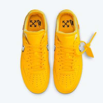 Pre-owned Nike Air Force 1 Low X Off-white University Gold Dd1876-700 Men's Size 10 - In Yellow