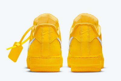 Pre-owned Nike Air Force 1 Low X Off-white University Gold Dd1876-700 Men's Size 10 - In Yellow
