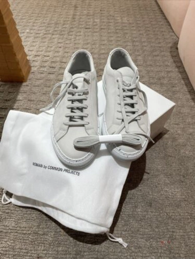 Pre-owned Common Projects Woman's White Sprinkle  2 Sizes 8,9
