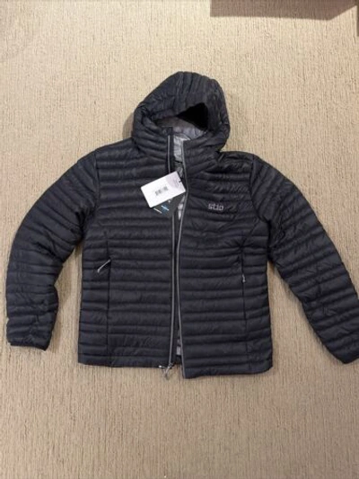 Pre-owned Stio Mens Pinion 800 Down Hooded Jacket Medium. Mountain Abyss Msrp $285 In Gray