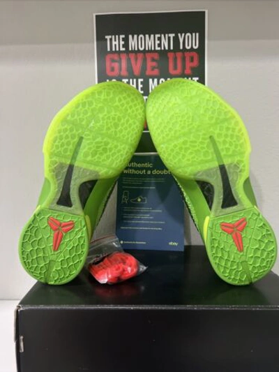 Pre-owned Kobe 6 Protro Grinch 2020 - Size 8 In Green