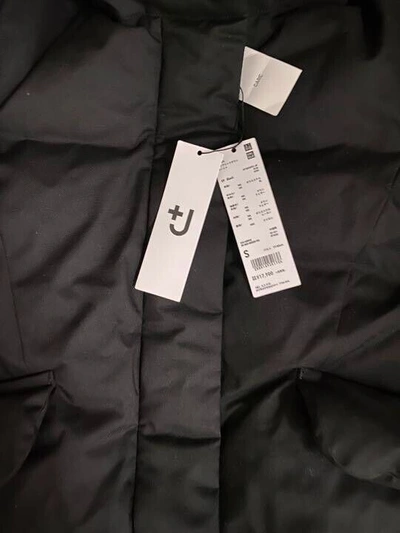 Pre-owned Uniqlo X Jil Sander +j Hybrid Down Coat Black S(us Xs) 435932 Women 2020