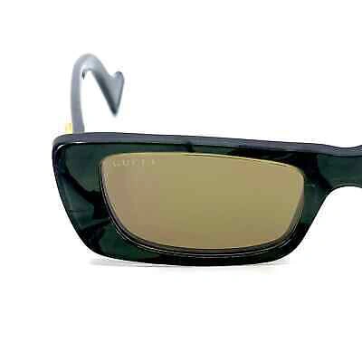 Pre-owned Gucci Sunglasses Gg0516s 014 Authentic In Green