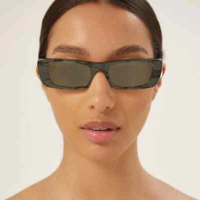 Pre-owned Gucci Sunglasses Gg0516s 014 Authentic In Green