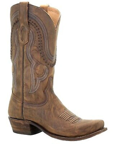 Pre-owned Corral Men's Jeb Western Boot - Snip Toe - A3479 In Gold