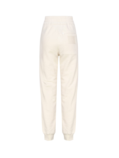 Shop Fendi Sweatpants In White