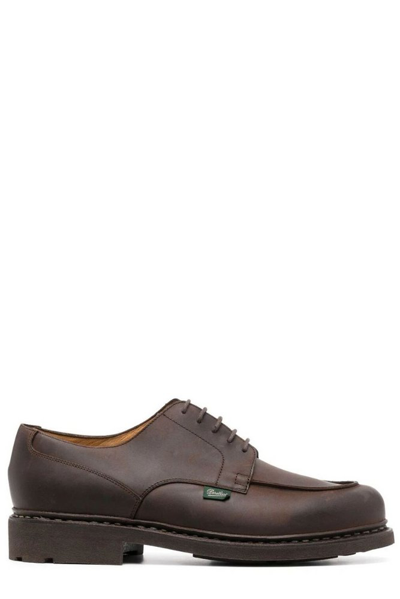 Shop Paraboot Chambord Round In Brown