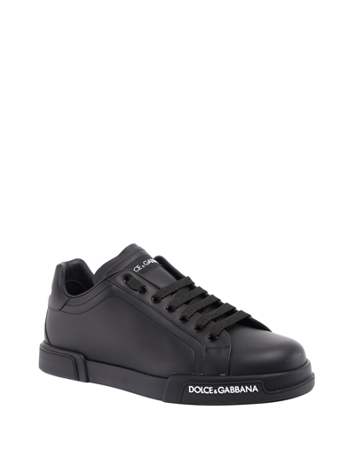 Shop Dolce & Gabbana Zapatillas - Portofino In Black