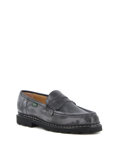 Shop Paraboot Reims Loafers In Black