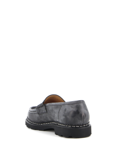 Shop Paraboot Reims Loafers In Black