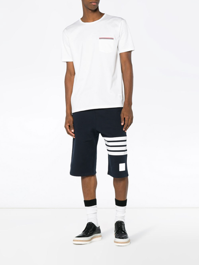 Shop Thom Browne T-shirt In White