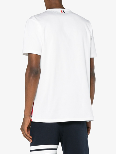 Shop Thom Browne T-shirt In White