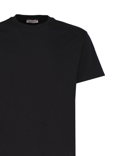 Shop Valentino Cotton T-shirt With Stud In Negro