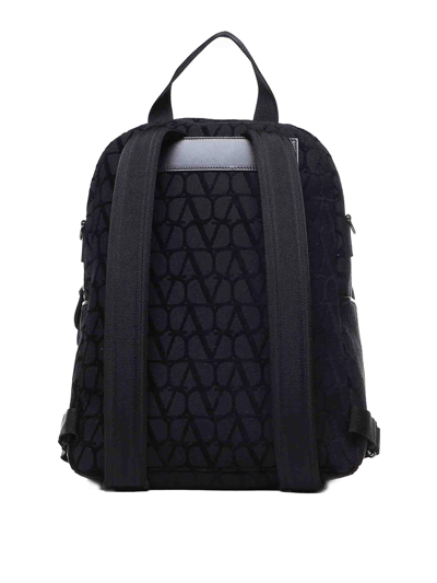 Shop Valentino Icon Backpack In Black