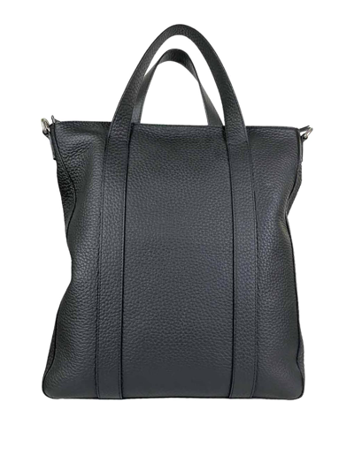 Shop Orciani Leather Bag In Black
