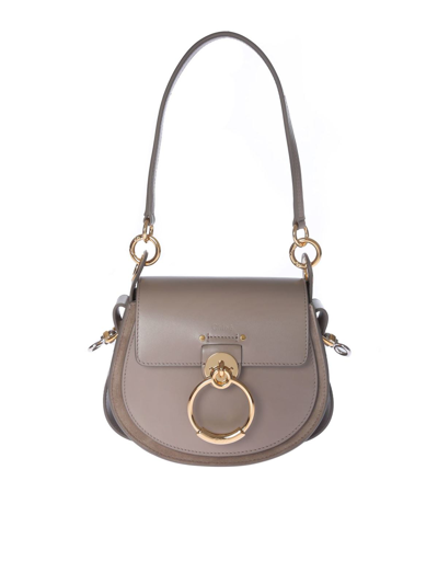 Shop Chloé Tess Mini Bag In Motty Grey
