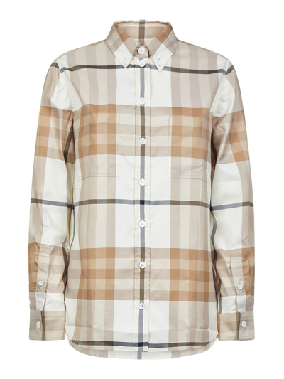 Shop Burberry Camisa - Blanco In White
