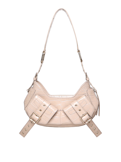 Shop Biasia Shoulder Bag Y2k.001 In Nude & Neutrals