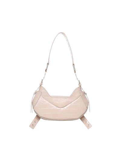 Shop Biasia Shoulder Bag Y2k.001 In Nude & Neutrals