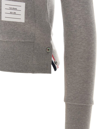 Shop Thom Browne 4 Bar Sweatshirt In Grey