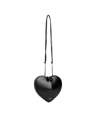 Alaïa Le Coeur Wallet In Black
