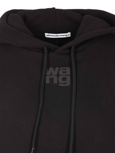 Shop Alexander Wang Black Cotton Sweatshirt In Negro