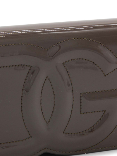 Shop Dolce & Gabbana Brown Leather Crossbody Bag