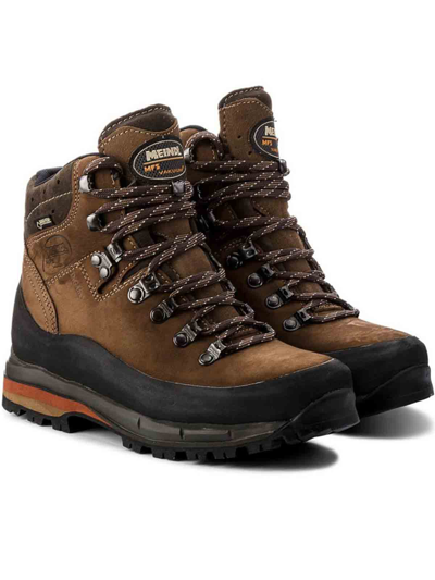 Meindl Logo-patch Boots In Marrón