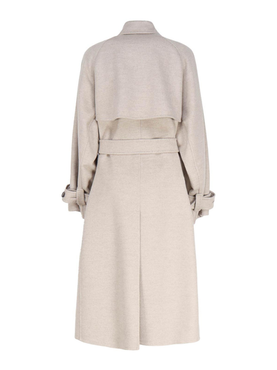 Max Mara Cappotto Falcone In Beige