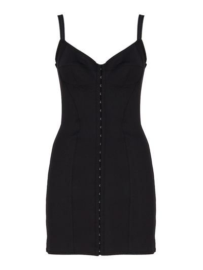 Shop Dolce & Gabbana Vestido Corto - Negro In Black