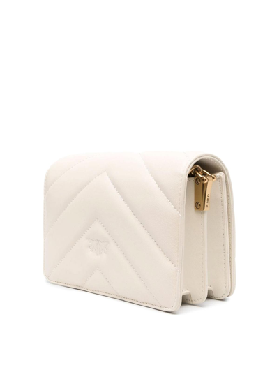 Shop Pinko Bolsa De Hombro - Love Click Mini In White