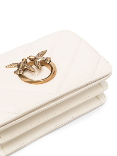 Pinko Love Click Mini Bag In White