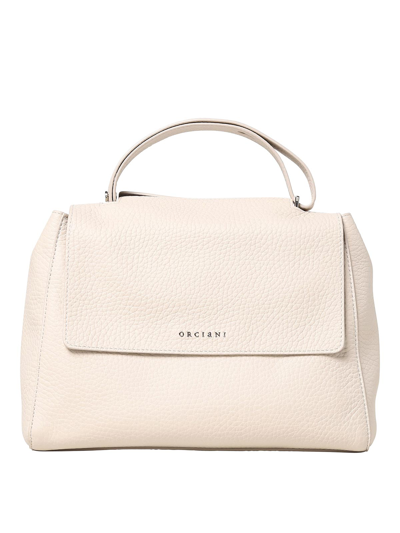Orciani Sveva Medium Soft Bag In White