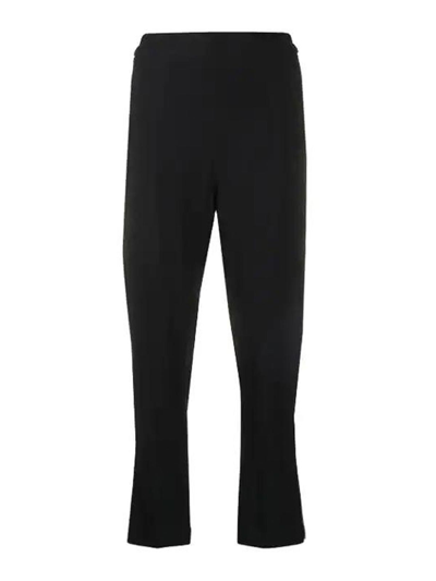 Shop Ann Demeulemeester Cropped Straight Trousers In Negro