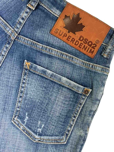 Dsquared2 Bootcut Jeans In Blue