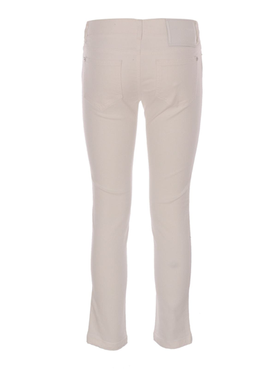 Shop Ermanno Scervino Slim Jeans In White