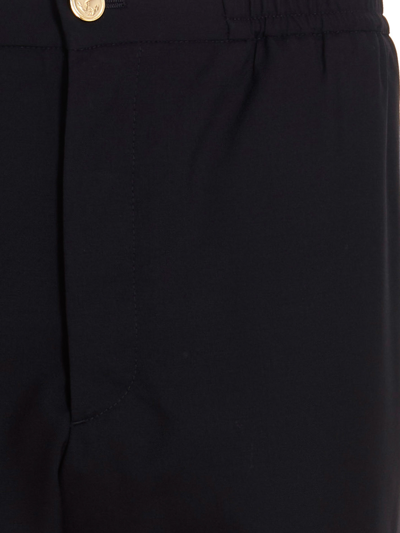 Thom Browne 4-bar Stripe Tailored Trousers In Blue