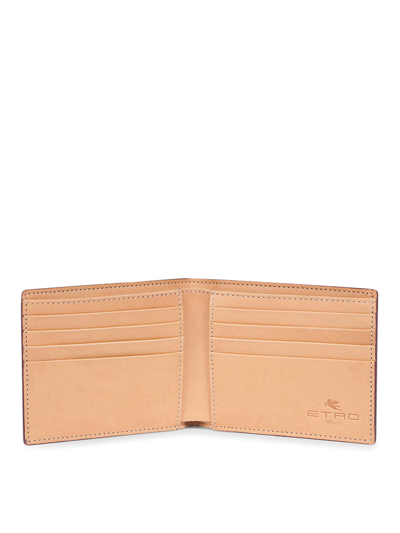 Shop Etro Book Paisley Classic Wallet In Multicolour