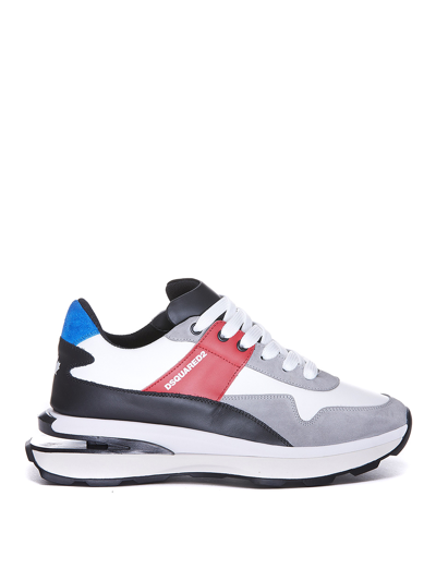 Shop Dsquared2 Colour Block Sneakers In Grey