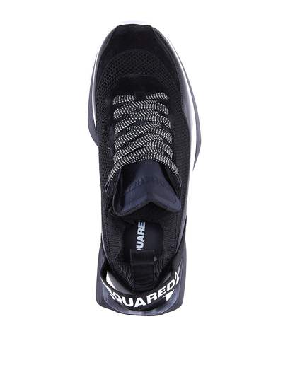 Shop Dsquared2 Zapatillas - Negro In Black