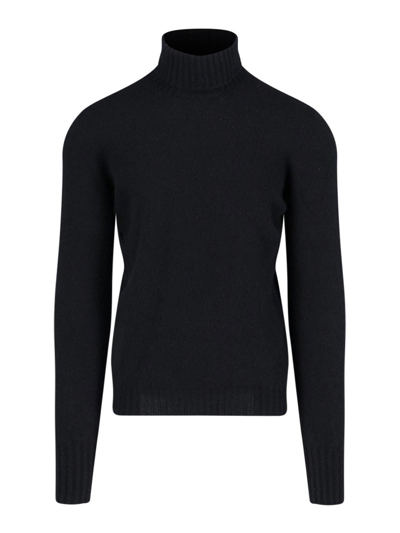 Shop Drumohr Turtleneck Sweater In Black