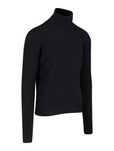 Shop Drumohr Turtleneck Sweater In Black