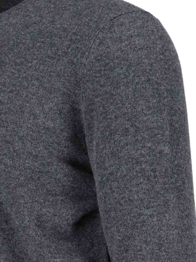 Shop Malo Classic Sweater In Gris
