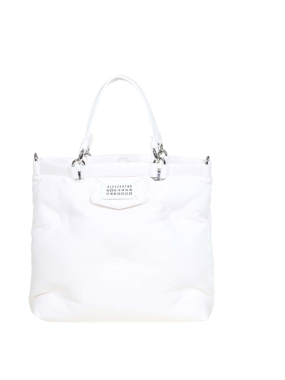 Shop Maison Margiela Glam Slam Mini Bag In White