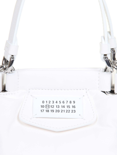 Shop Maison Margiela Glam Slam Mini Bag In White
