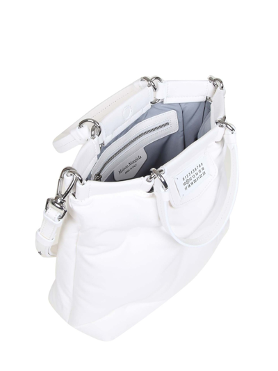 Shop Maison Margiela Glam Slam Mini Bag In White